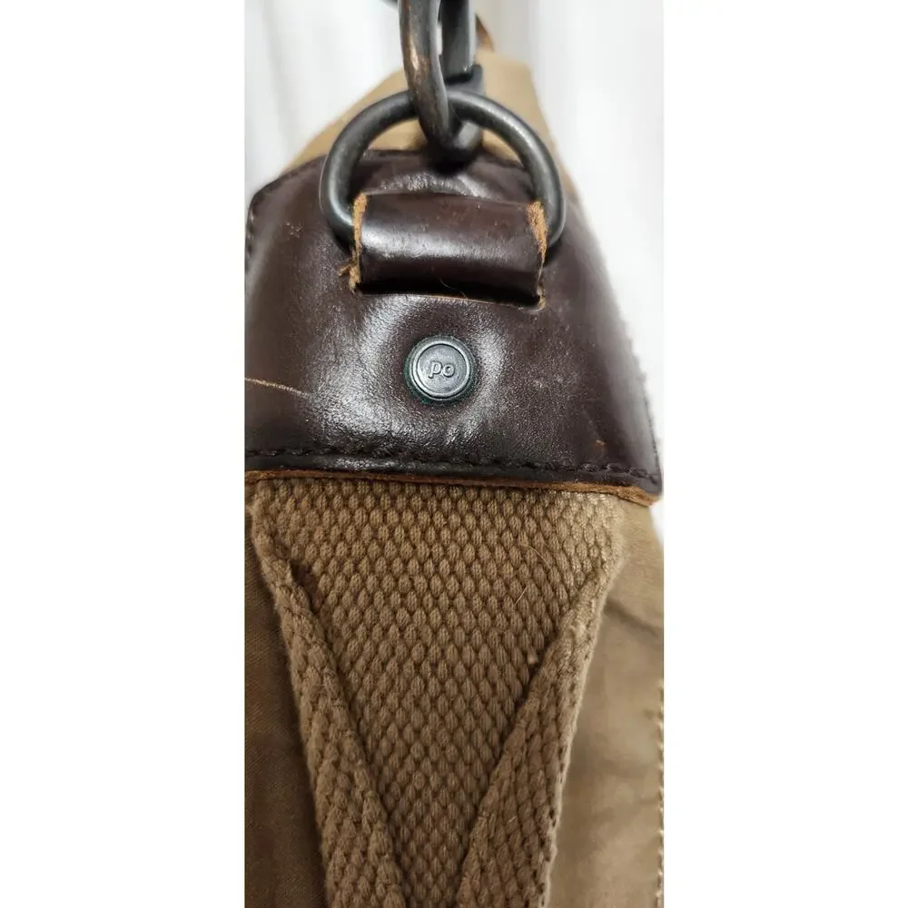 The Property Of Messenger Bag Khaki Brown Shoulder Satchel‎ Pre-owned
